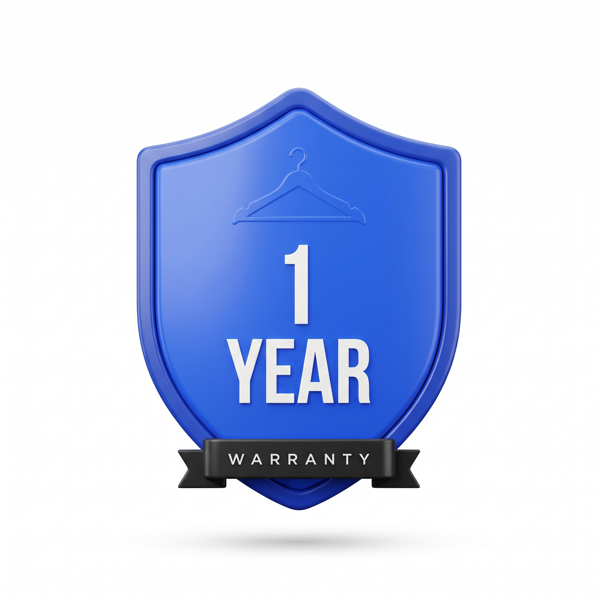 1-Year Extended Warranty shield badge