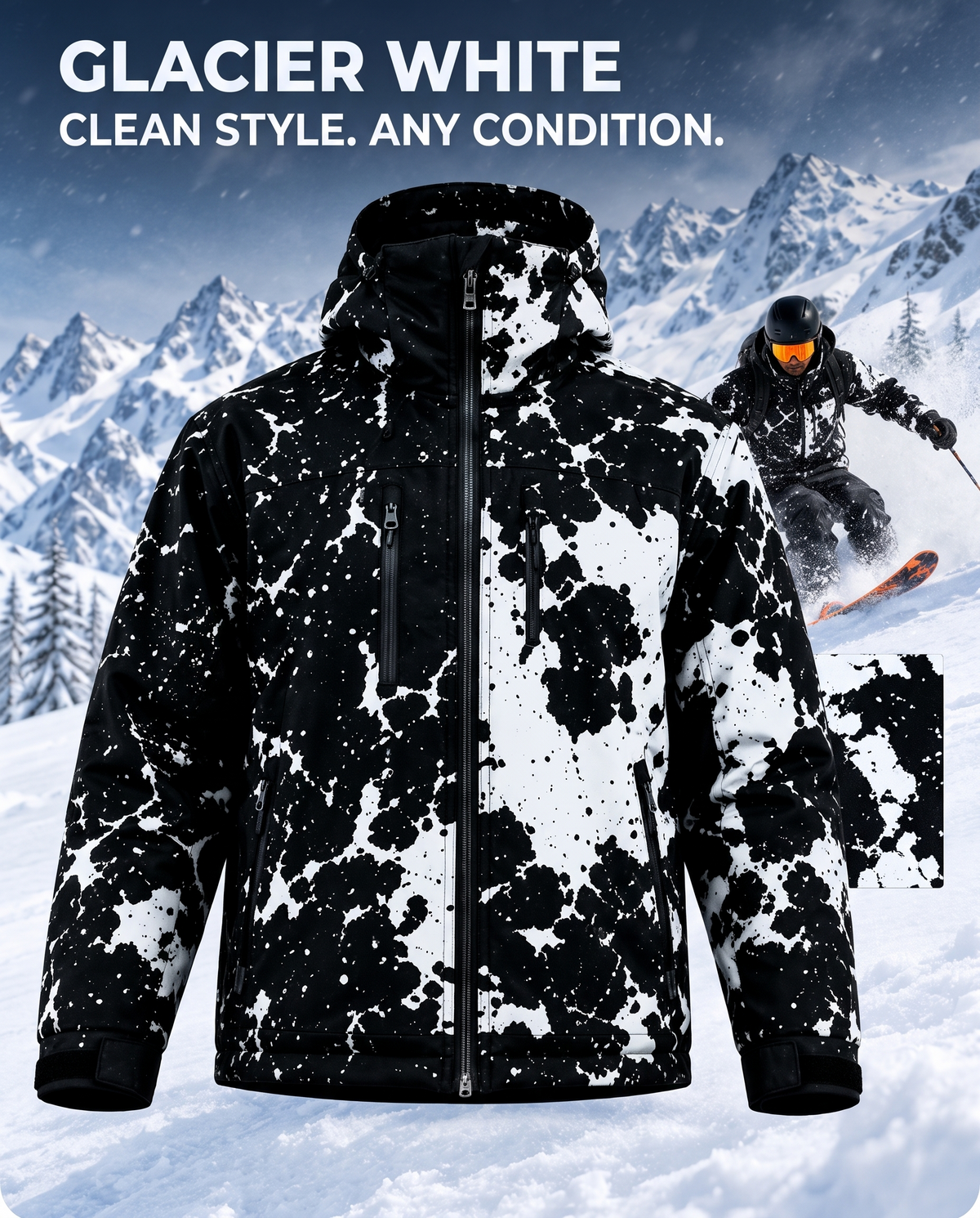 Glacier White colorway: clean style, any condition