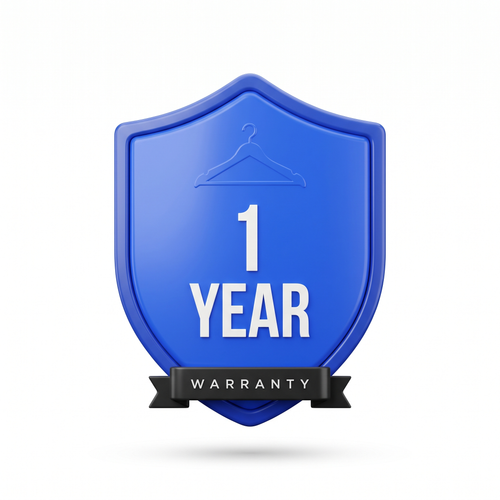 1-Year Extended Warranty shield badge